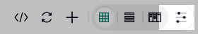 Layout settings button
