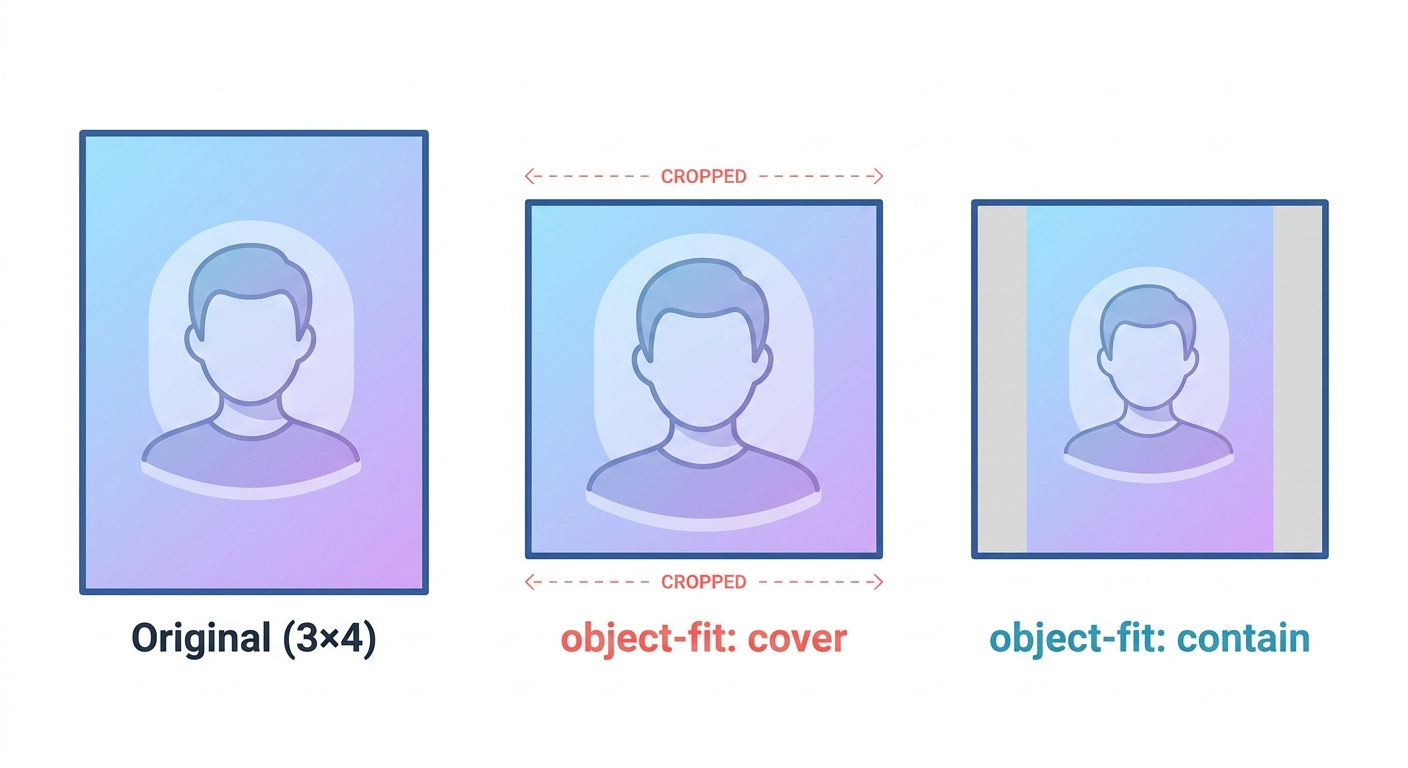 How "cover" and "contain" fit an image into the target box